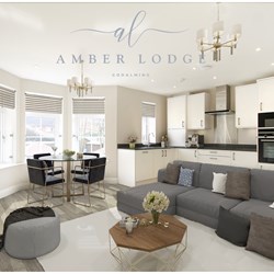 amber lodge living area