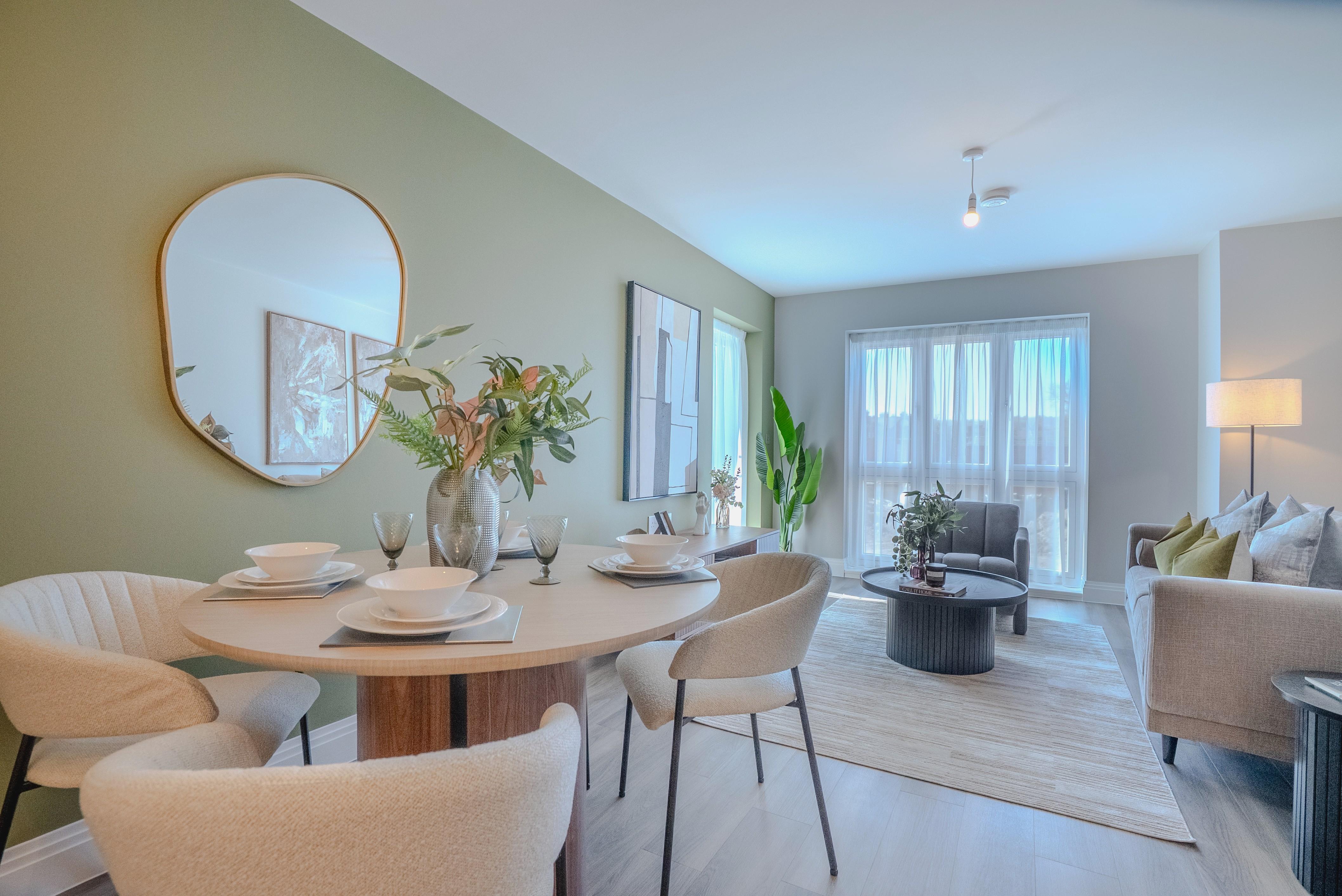 River walk - Plot 8 kitchen/living