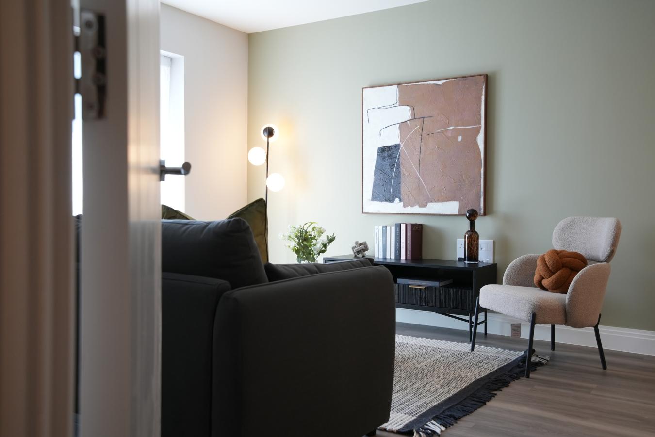 River walk - living room - plot 29
