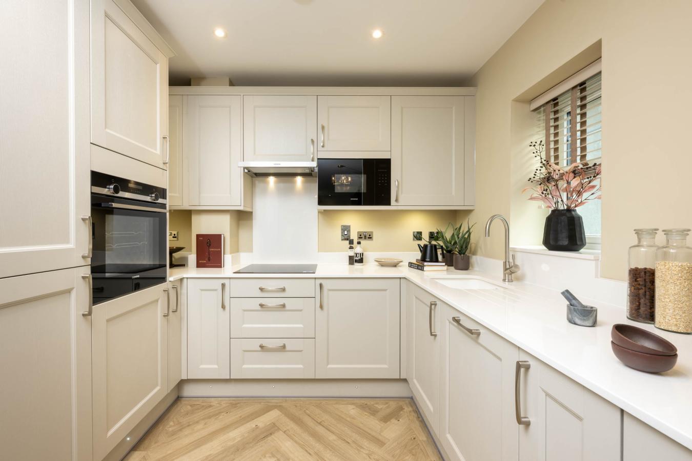 Show home kitchen at Charter Place