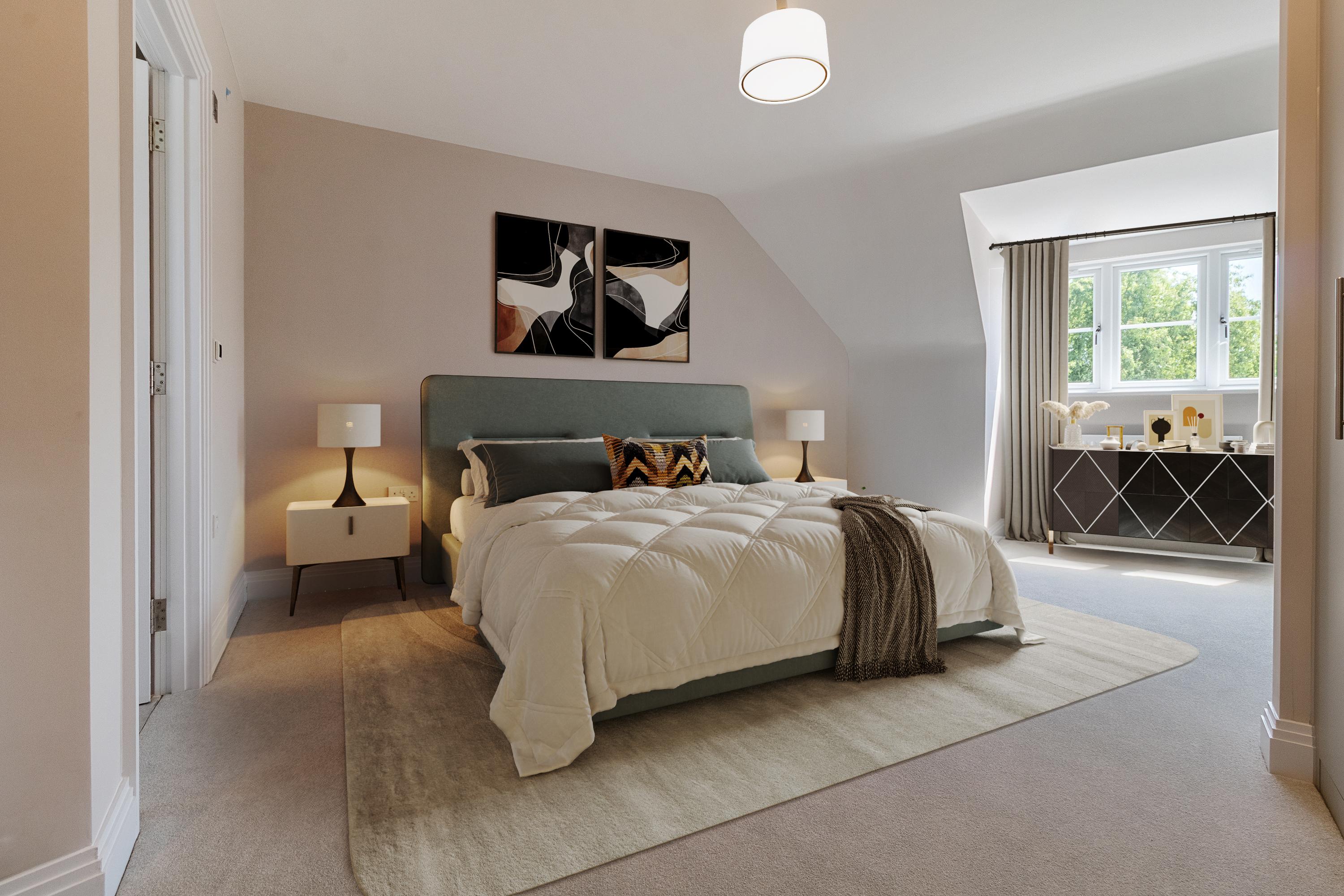 Moorfield Mews - Bedroom one - Plot 32