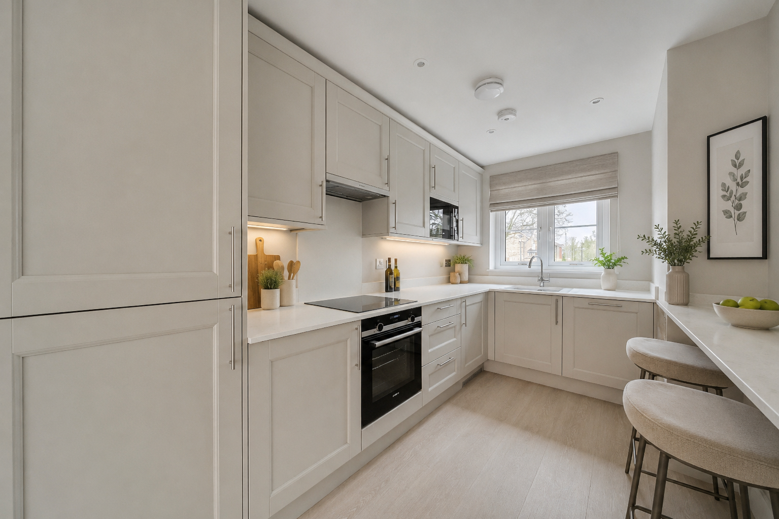 Home 75 at De Havilland Place kitchen digitally dressed image