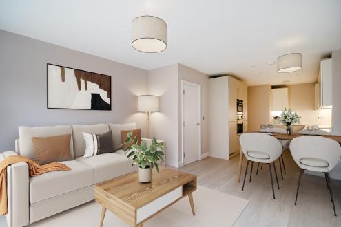 Moorfield Mews - Kitchen/living room - Plot 21