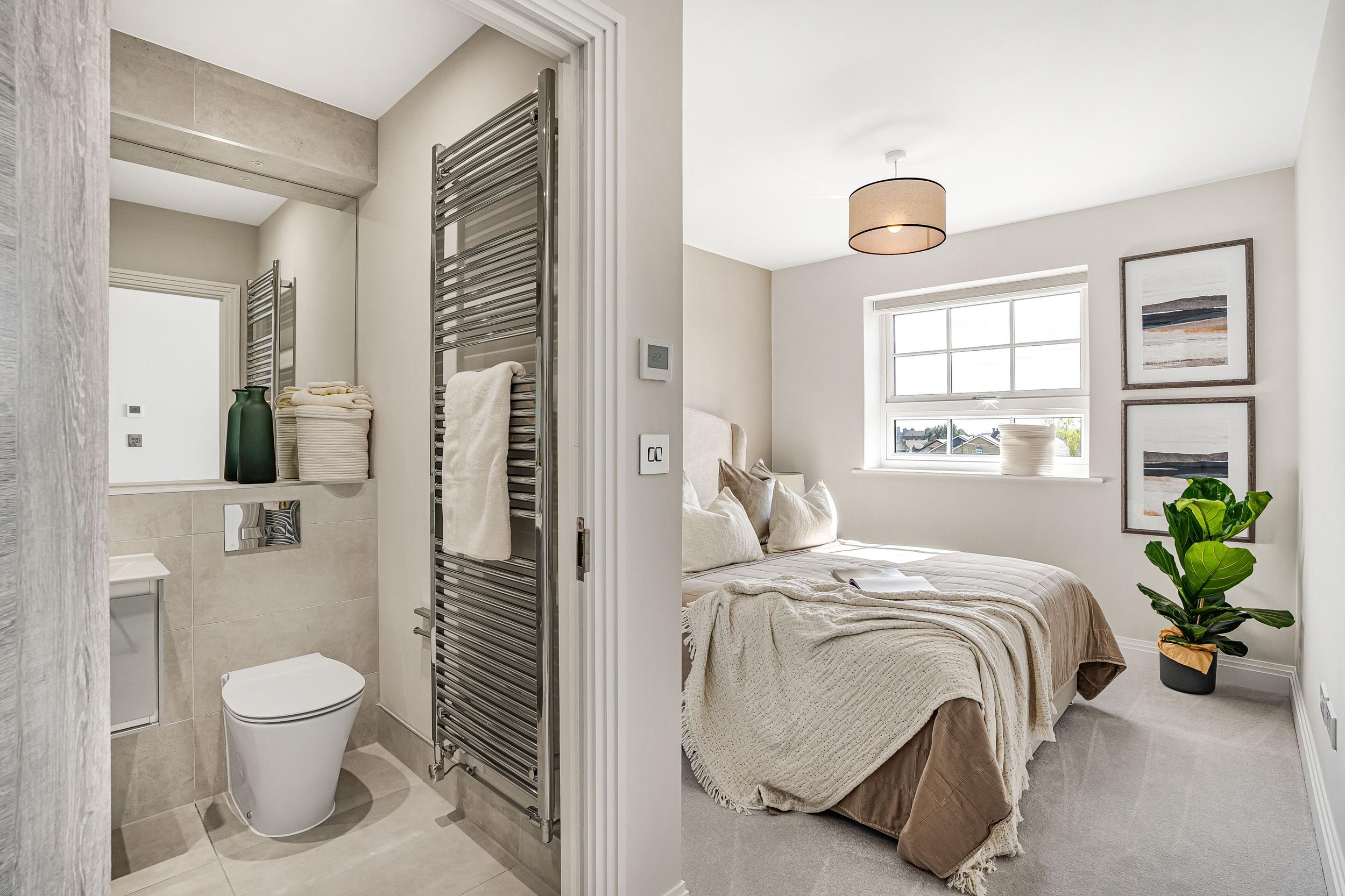 Lightfield - plot 49 - bedroom and bathroom area