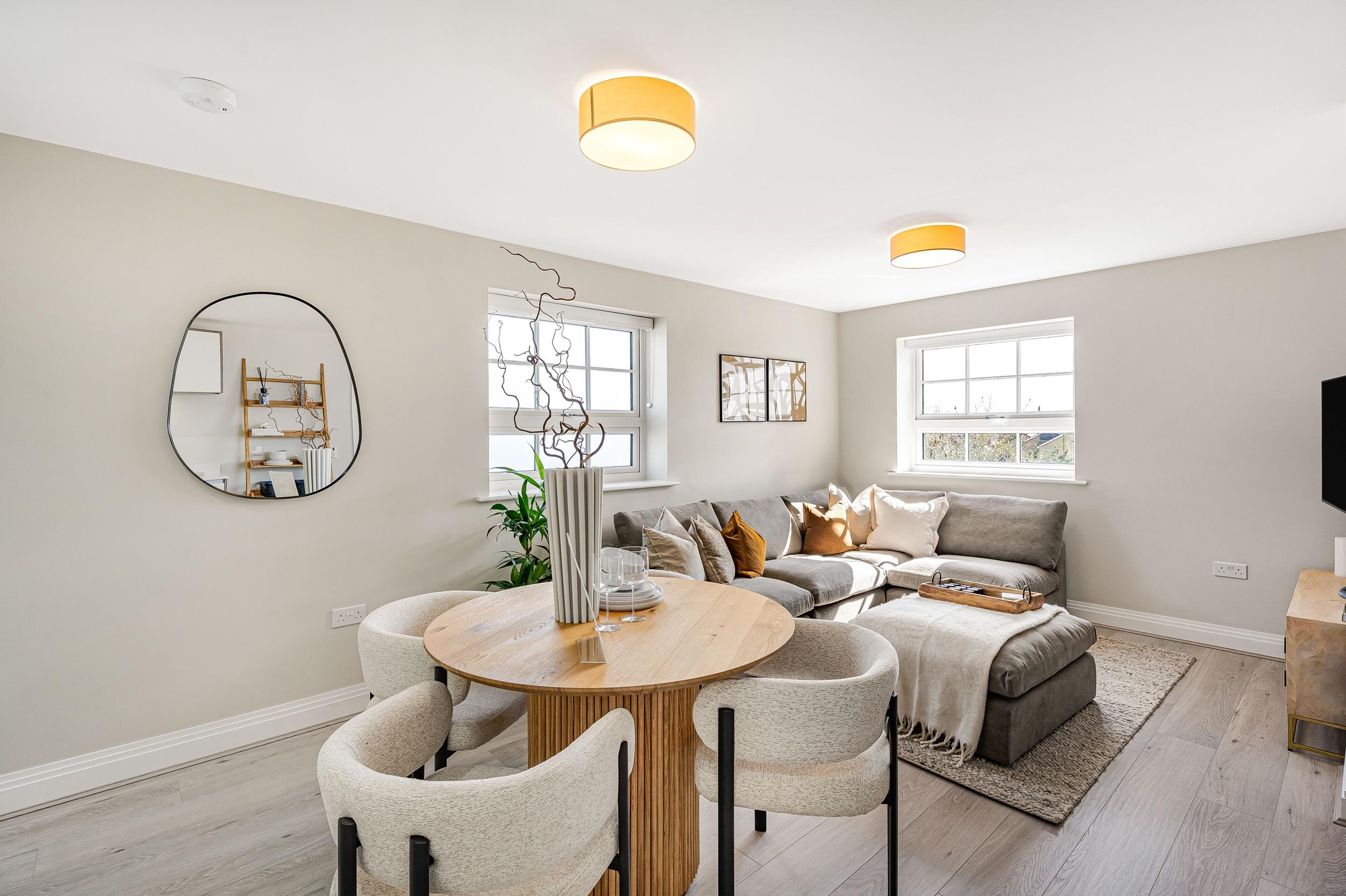 Lightfield - plot 49 - Show home kitchen and living area