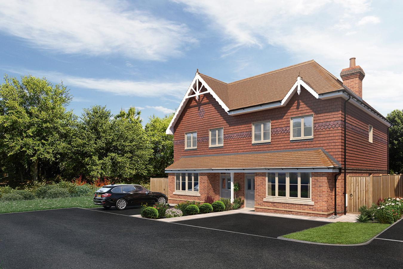 Rectory Gardens CGI external plots 13-14