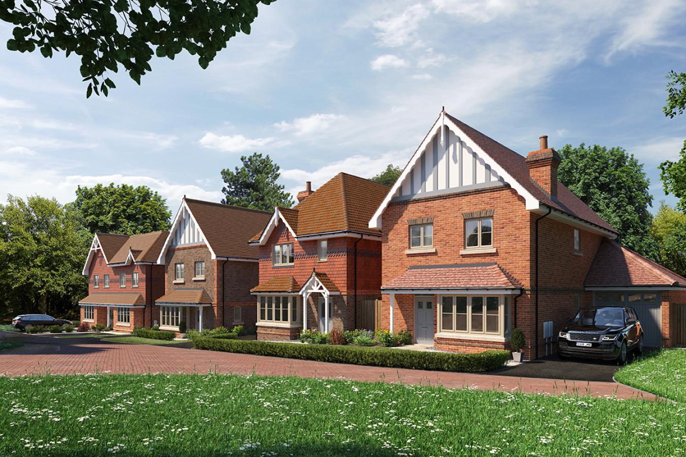 Rectory Gardens CGI external plots 13-17