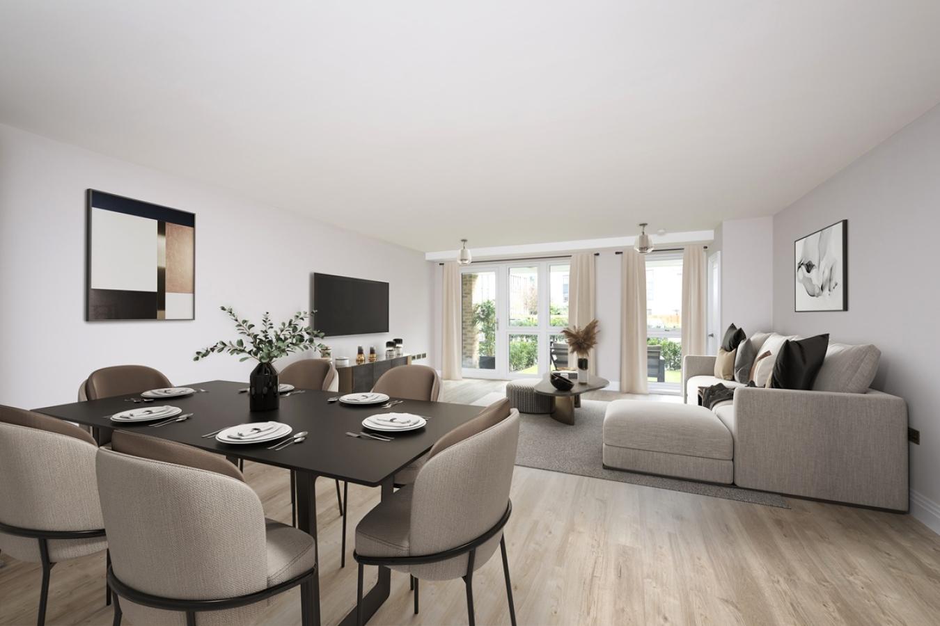 Oaklands park - plot 4 living room