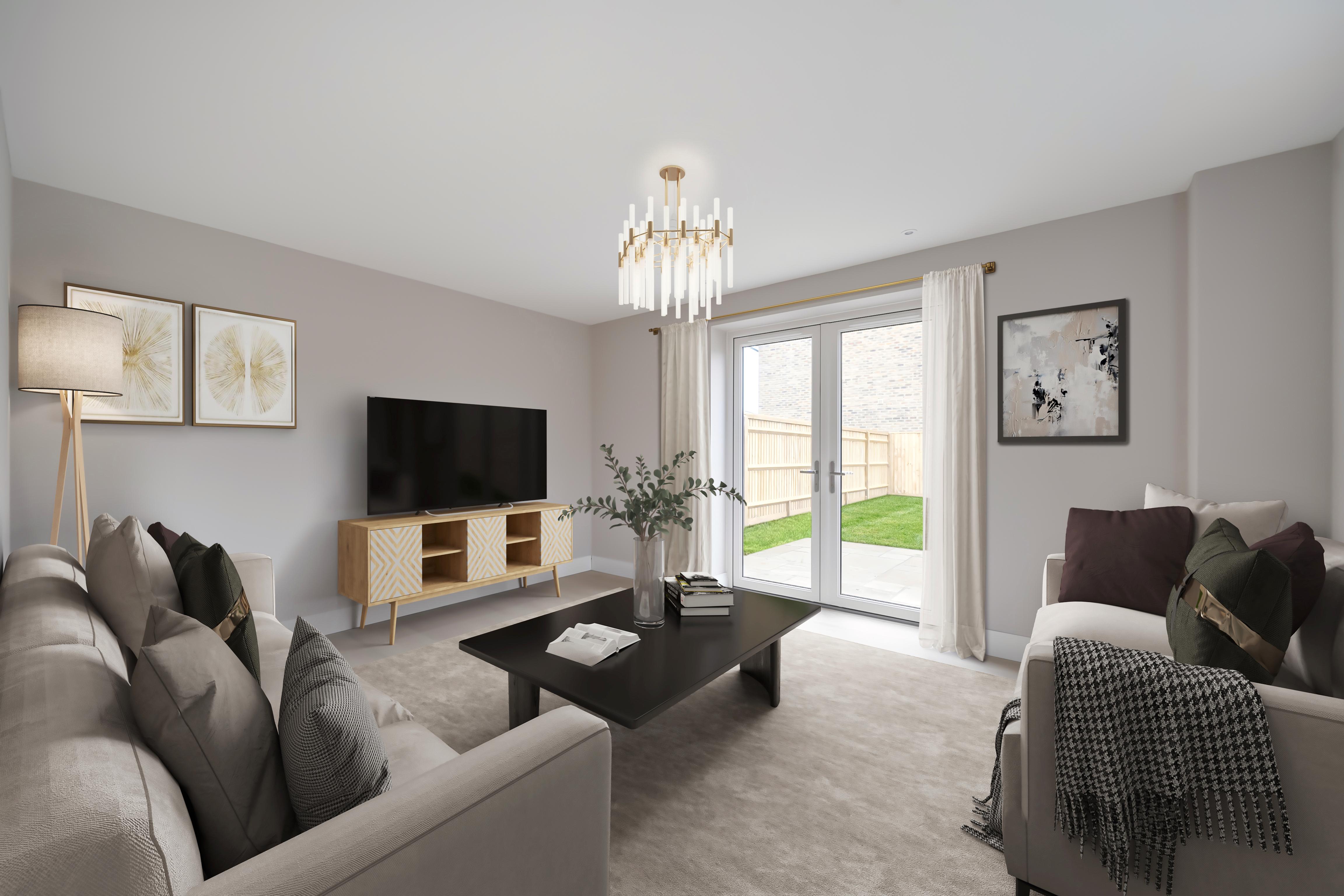 De Havilland Place - Living room - plot 77