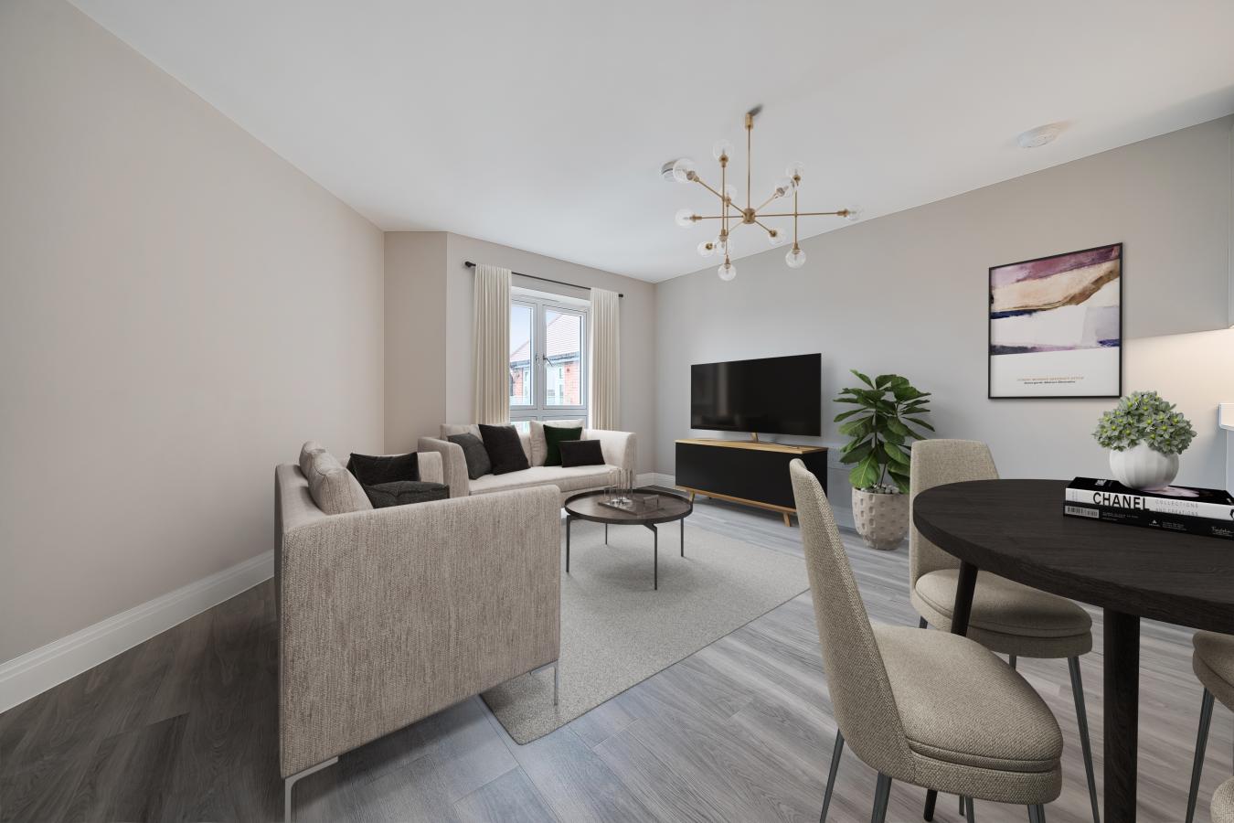 PLot 29 - river walk- living/kitchen area