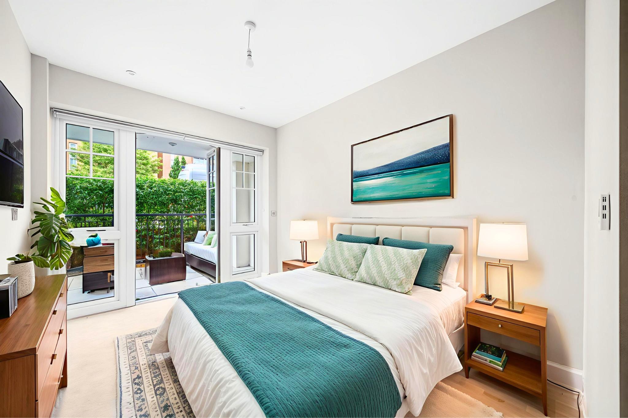 Plot 21 Hillgrove House, staged main bedroom